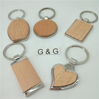 China Decoration Wooden Wood Engraved Key Tags Mask Promotional Metal Key Chain for sale