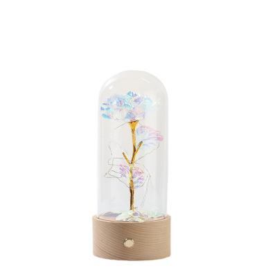 China Funny Gift Factory Girl Gift Speaker Glass Cover Music Box for sale