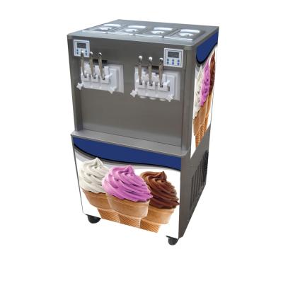 China Snacks factory hot sale 6 flavor soft ice cream making machine for wholesale price for sale