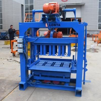 China QTJ4-40 small mobile Automatic Block Machine portable Manual Hollow Cement Making machinery for sale