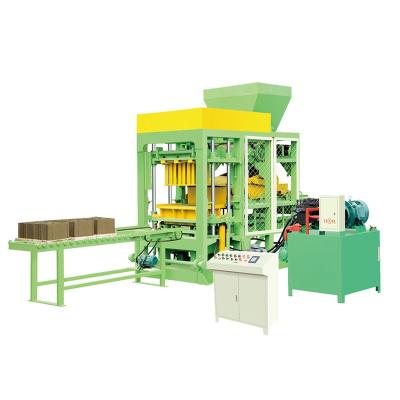 China QT4-15 clay interlocking brick making machine earth compressed for sale for sale