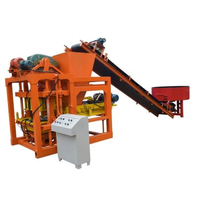 China QTJ4-28 Concrete Cement Home Block Making Machinery Hollow Block Batching Plant Standard Solid Bricks for sale