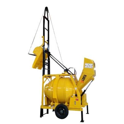 China JZC350 diesel ladder lift 17m self-loading mini concrete mixer machine truck for sale