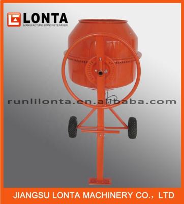 China 125/140/180/200L mini concrete pump machine self-loading cement mixing wtih pump in Peru for sale