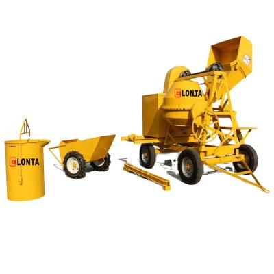 China Good Price Diesel Concrete Mixer Building Material 510L Diesel Engine Machine With Pump for sale