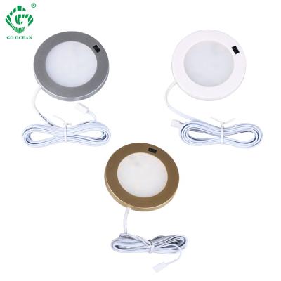 China Wall Mounted Minimalism Make Up 3W 12V Cabinet Light Touch Sensor For Cabinet Jewelry for sale