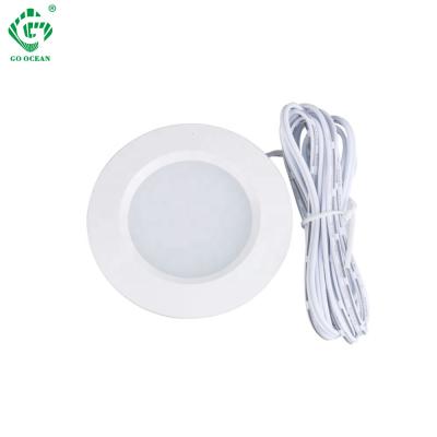 China Ressessed In Hot New 3w Kitchen Under Cabinet Led Light For Jewelry Led Flush Mount Cabinet Lighting Round for sale