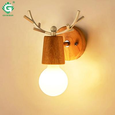 China Living Room Chinese Factory Low Energy Modern Wood Led Wall Lamp Best For Hotel Indoor Fixtures for sale