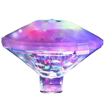 China Hotel Creative Lazy Colorful 7 Mode Spa Hot Tub Bath Lamp Garden Decoration LED Lights Swimming Pool Underwater Floating Light for sale