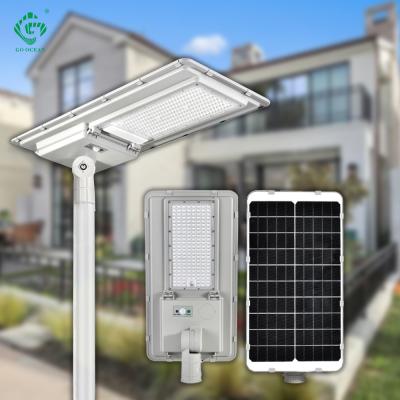 China ROAD outdoor integrated all in one remote control 100w 200w 300w led solar street light with radar detector for sale