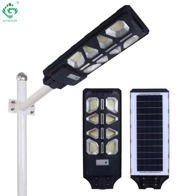 China Garden Waterproof ABS IP65 Outdoor Garden 120W 150W All In One Led Solar Street Light for sale