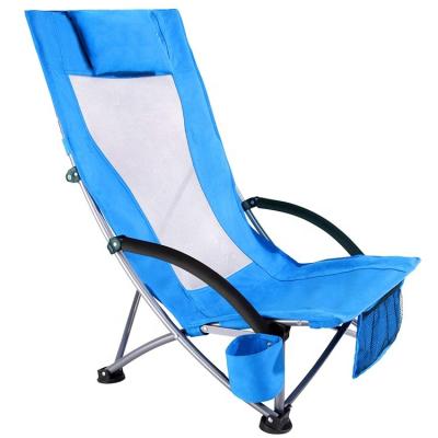 China Fishing Chair Luxury Low Profile Folding Chair Sample Beach Free Standing Beach Chair for sale