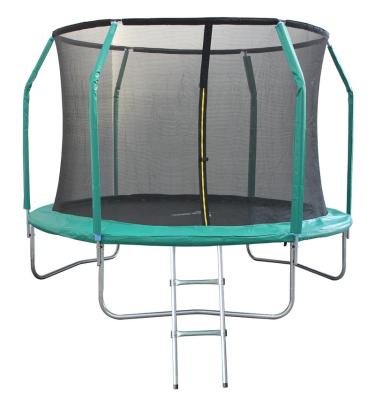 China FT Quality Trampoline Fitness 6 Play Body Fitness+Jumping Trampoline Outdoor Backyard High Trampoline With Safety Net for sale