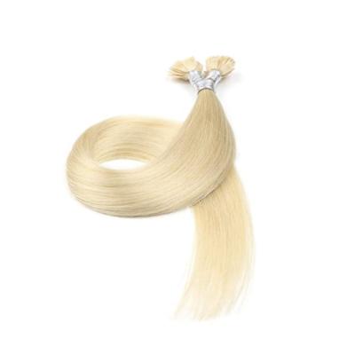 China Wholesale 100% Tangle Free Cuticle Aligned Virgin Human Hair Color All Pre Bonded Flat Tip Hair Extensions for sale