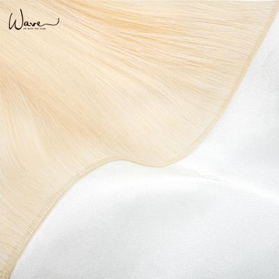 China 2022 New Design PU Hair Weft Machine Super Thin Seamless Blonde Hair Weft Hair Tangle Free for sale