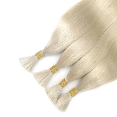 China Unprocessed Cuticle Pulled Silky Straight Wave Double Raw Remy Human Hair Bulk Hair Bundles Vendors Extensions for sale