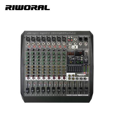 China Factory Direct Sales PMX8 Performance Stage Speaker Mixer 8 Channels 256DSP 48V Professional Audio Mixer PMX8 for sale