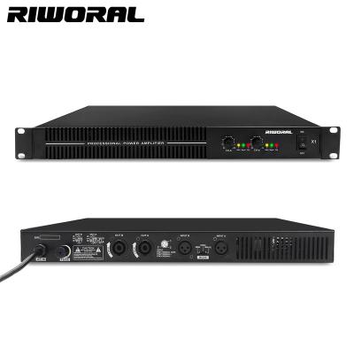 China Riworal X1 1000 Watt Professional Power Amplifier High Quality Sound System For Stage Performance X1 for sale