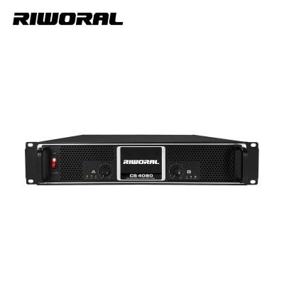 China Hot Selling Professional DJ Stage Performance Tuning Power Amplifier 4080 Pro 1200W*2 For Concerts 4080 for sale