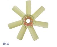 China 7 blade 6 holes Excavator PC60-5 fan for diesel engine 4D95 cooling Fan en venta