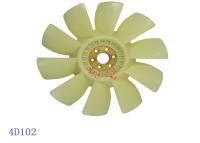 China Excavator PC120-6 Fan Blade 600-625-7550 for Diesel Engine 4D102 Cooling Fan 6 Holes 10 Blades for sale