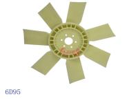 China Excavator spare parts engine cooling fan 6D95 6D105 600-625-6580 fan blade with 7 blades for PC200-3 PC200-5 PC100-3 for sale