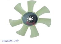 China Excavator spare parts 7 blade 8 holes DH55 fan blade cooling fan à venda