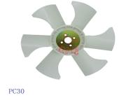 China 6 blade 4 holes Excavator PC30 Fan blade for diesel engine 3D84E cooling Fan blade en venta