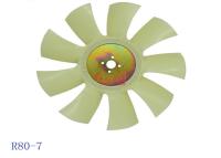 China Excavator Engine Spare Parts Blade Fan R80-7 Engine Fan Blade For HYUNDAI for sale