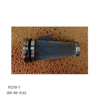 中国 PC270-7 Excavator Hydraulic Pump Filter 20Y-60-3143 販売のため