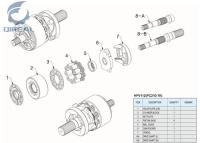 Chine Pièces de réparation de remplacement de la pompe HPV112 hydraulique pour l'excavatrice PC210-7K A2F107 à vendre