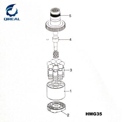 China HMG35 Series Spare Parts Travel Motor Kits for sale