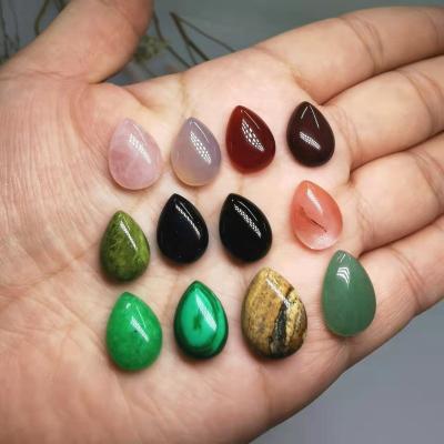 China 8x10 12x16 13x18 15x20mm Natural Crystal Tear Drop Cabochons Shaped Quartz Stone Pendant For Decoraedt, For Jewelry Making Beads 8x10 10x14 12x16 13x18 15x20mm for sale