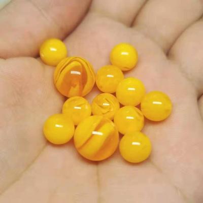 China 6 8/10/12/14mm Round Acrylic Bead Beeswax Half Hole Round Loose Beads For Jewelry Making Hairpin Diy Handmade Accessories for sale