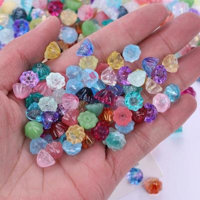 China Crystal 10mm Glass Lotus Seed Shape Beads Czech Glass Spacer Beads Loose For Jewelry Making Hairpin Diy Handmade Accessories for sale