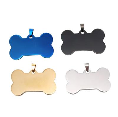 China Wholesale Custom Engraved Dog Tags Bone Shape Pet ID Tag Pet Accessories In Cheap Price for sale