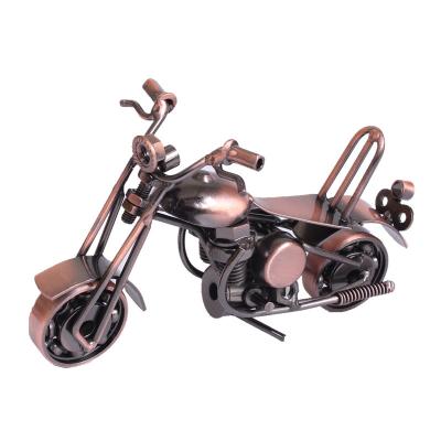 China Classic Globle Home Decoration Iron Arts Moped Motorcycle Ornaments for sale