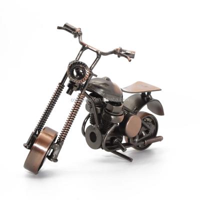 China Globle Straightening Iron Arts Motorcycle Model Metal Motorbike Ornaments for sale