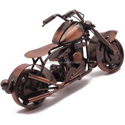 China Motor Globle Christmas Version Metal Gift Reduced Type Halley Models Birthday Gifts Handmade Bike for sale