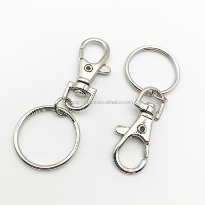 China Carabiner Key Chain Promotion Product Big Swivel Snap Hooks Lobster Clasp Carabiner Key Chain For Remote Keys for sale