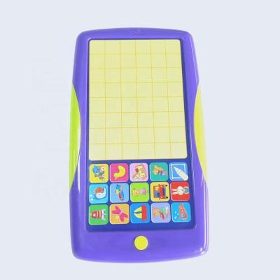 China Battery Operated English Computer e Learning Protective Child Early Child Development Music Drawing Educational Plastic Pad for sale