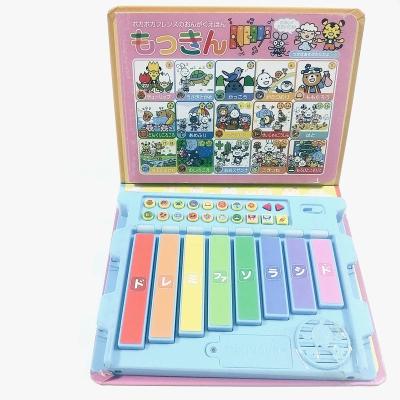 China Interactive bilingual children's toys song board book for babies with xylophone musical instrument for sale