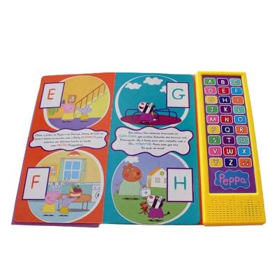 China Early Education Factory 30 Buttons Press Sound Effect Musical Animal Module OEM Design Children Perfect Board Book for sale