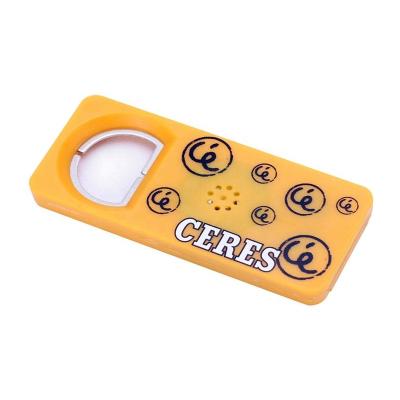 China Customized Customized Viable Pre-recorded ABS Music Plastic Songs Beer Bottle Sound Opener for sale