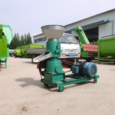 China Farms Fertilizer Manufacturing Machinery And Equipment Granular Biological Fertilizer Compact Die Extrusion Granulator Flatbed for sale