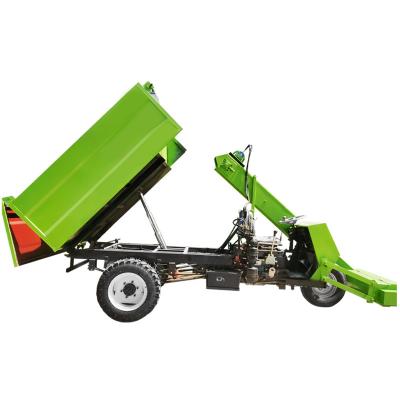 China Cultivate power fertilizer removal truck cattle farm fertilizer collection tricycle truck for sale