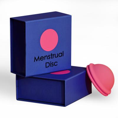 China Eco-friendly Female Menstrual Period Menstrual Disc With Wholesale Reusable Menstrual Notch Disc Ladies Disc for sale