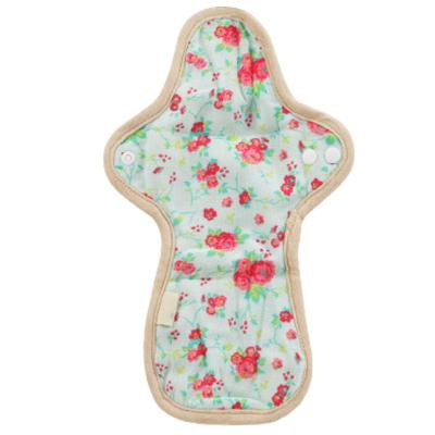 China Breathable/Fan-shape/Smell/Side-gathering Control/Super Absorbent Reusable Quarters Sale Cloth Sanitary Pads Organic Feminine Wholesale Pads for sale