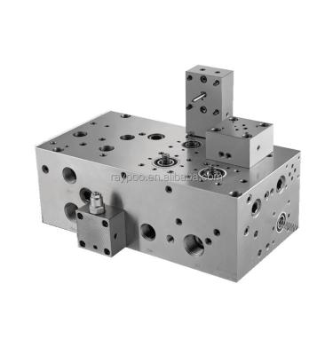 China Non-standard Carbon Steel Hydraulic Valve Control Block For Industrial Tooling Hydraulic Station for sale