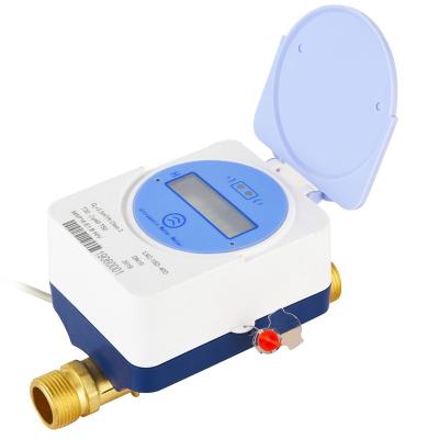 China Residential House M-Bus, RS485, Pulse Output, LoRa, LoraWAN DN15-DN40 Ultrasonic Water Meter, R400 Accuracy for sale